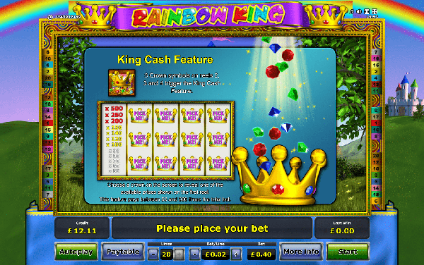 Большой выигрыш в казино Вулкан с игровым автоматом Rainbow King