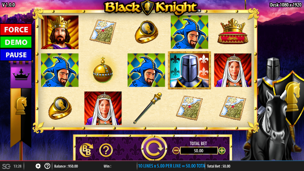 Игровой автомат Black Knight - завоюй богатства черного рыцаря в казино Адмирал
