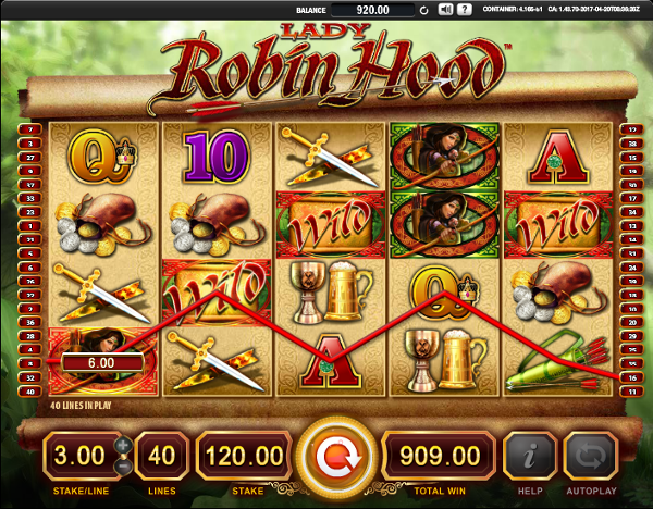 Игровой автомат Lady Robin Hood - повтори подвиг Робин Гуда в казино Вулкан Вегас