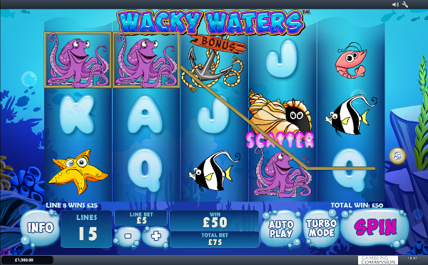 Игровой автомат Wacky Waters - незабываемые крупные выигрыши в казино Вулкан Удачи